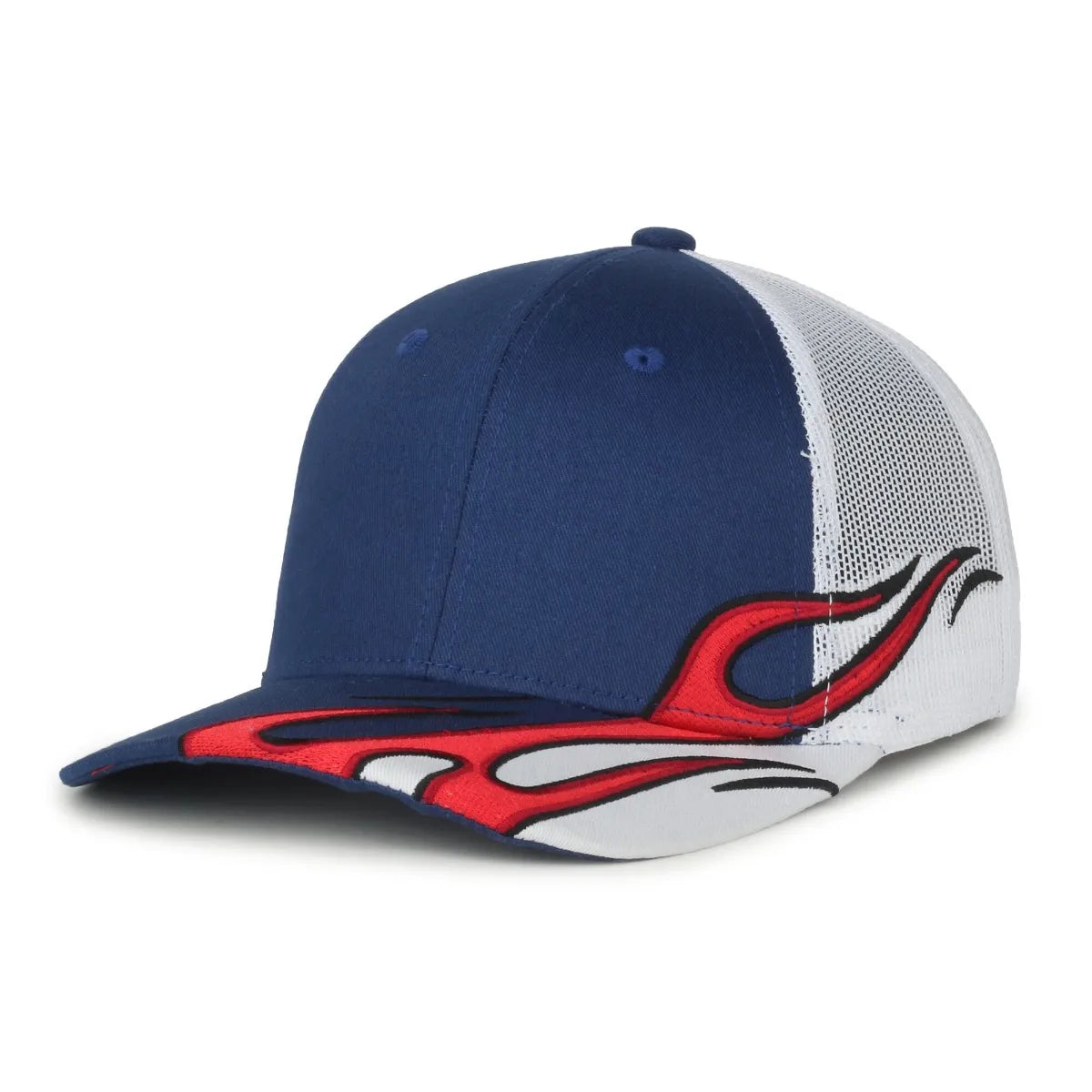 Flame Embroidery Mesh Back Hat | Sport-Smart.com Flame Embroidery Mesh Back Hat | Sport-Smart.com