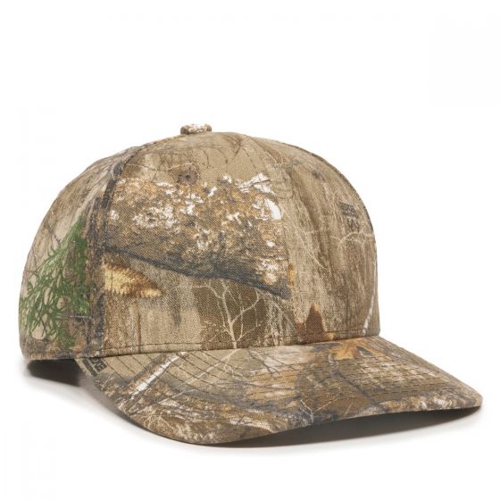 Outdoor Cap 301IS Mid Profile Basic Twill Camo - Realtree Edge , Youth