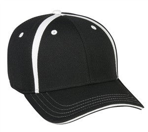 Proflex Fitted Cap with Crown Inserts - Sport-Smart.com