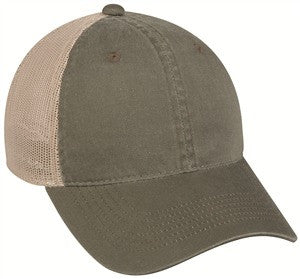 Platinum Series Heavy Cotton Front Mesh Back Cap - Sport-Smart.com