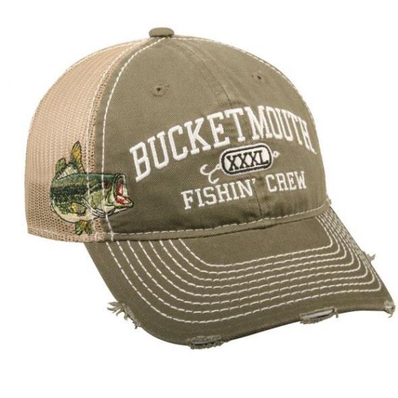 Bucket Mouth Bass Mesh Back Hat - Fishing Hats and Visors -Sport-Smart.com
