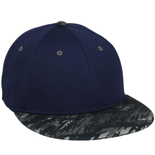 ProTech Mesh Fitted Hat with Storm Pattern - Fitted Caps -Sport-Smart.com