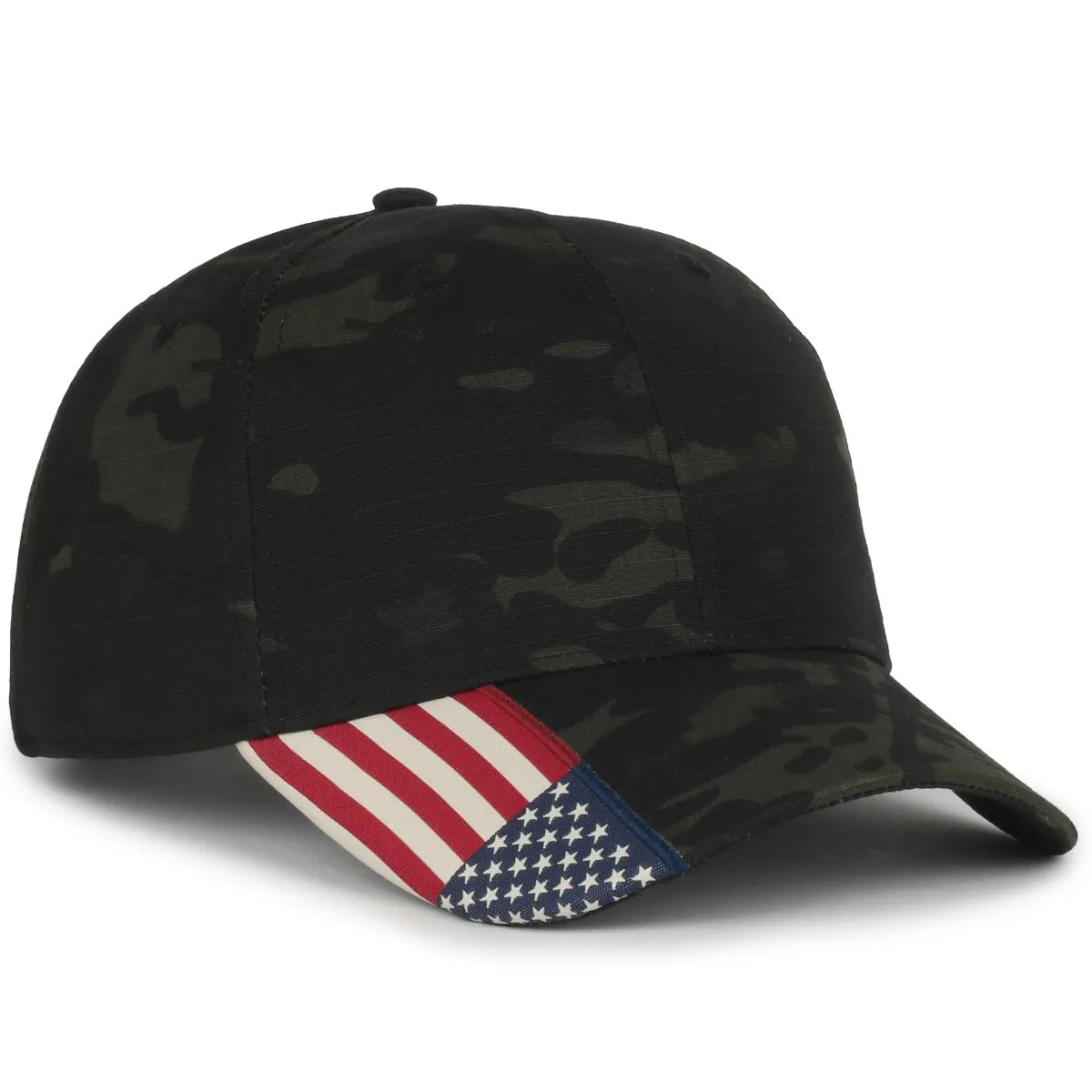 Multicam with USA Flag Visor