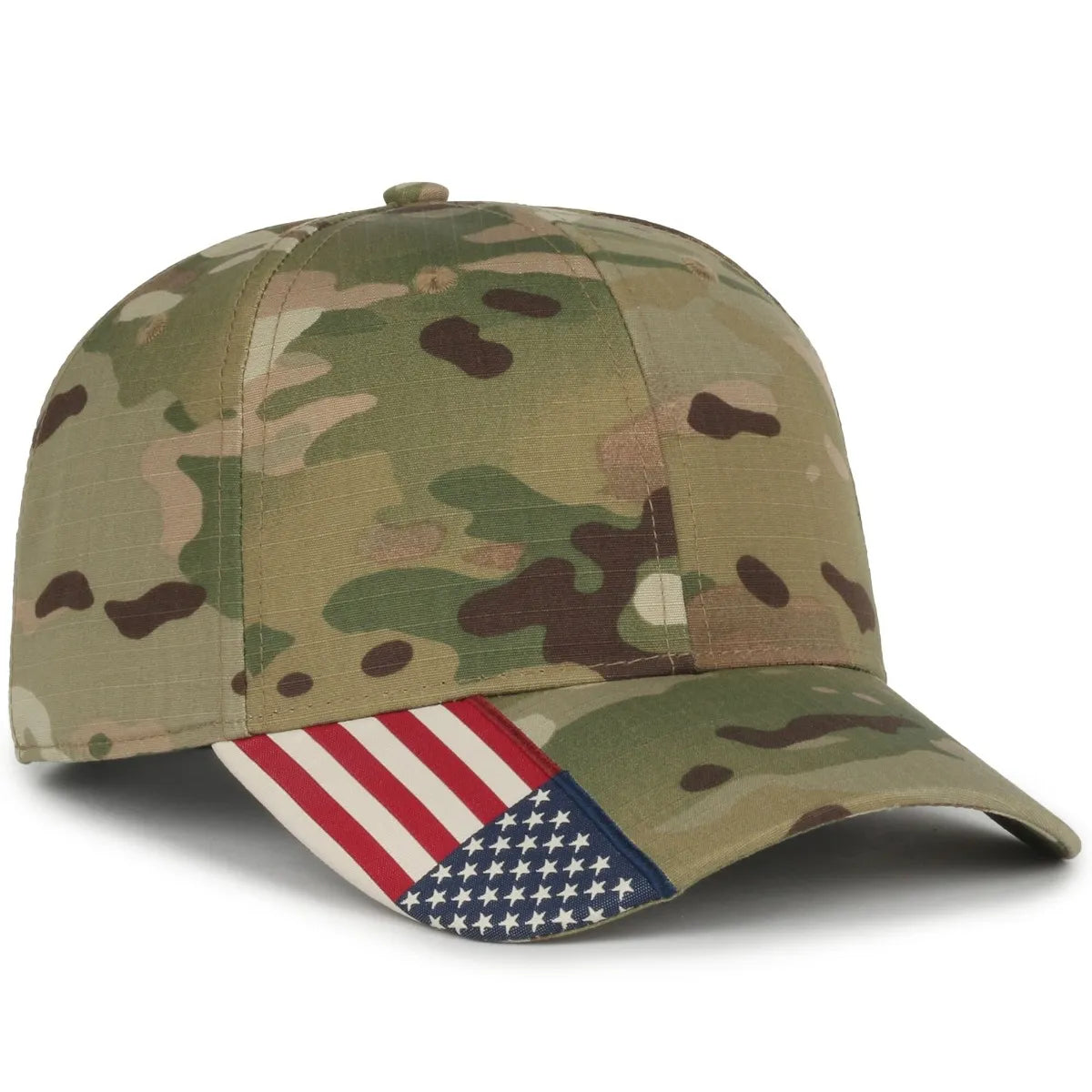 Multicam with USA Flag Visor