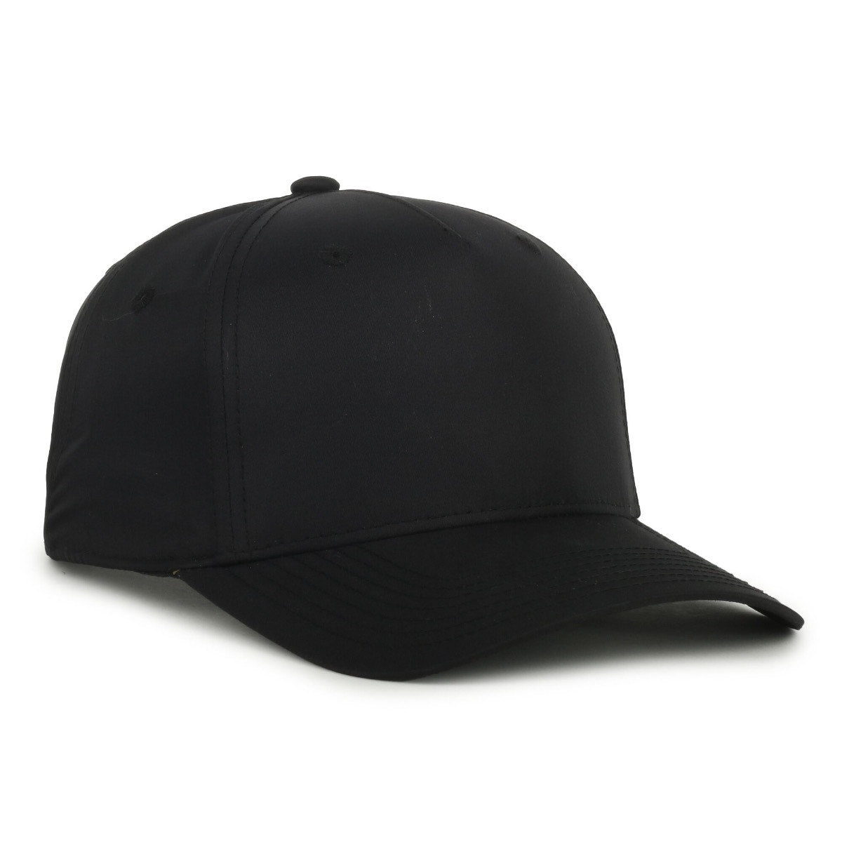 OCflx Recycled 5-Panel Adjustable Cap - Black - FLX572-E