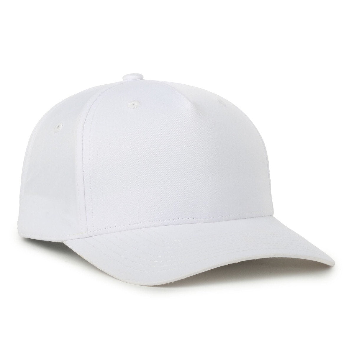 OCflx Recycled 5-Panel Adjustable Cap - White - FLX572-E