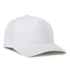 OCflx Recycled 5-Panel Adjustable Cap - White - FLX572-E