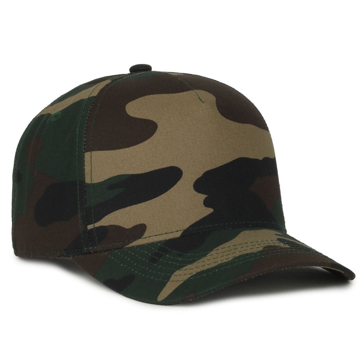 Generic Camo Solid Back Cap - Woodland