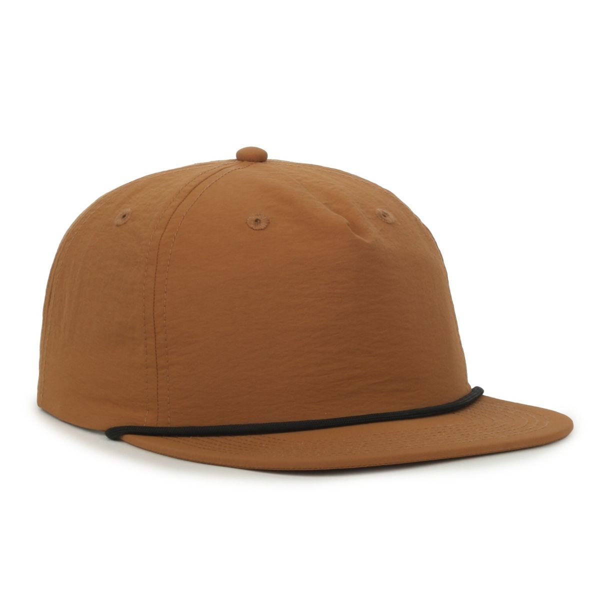 5-Panel High-Crown Cord Cap in Canyon Brown/Black Cord