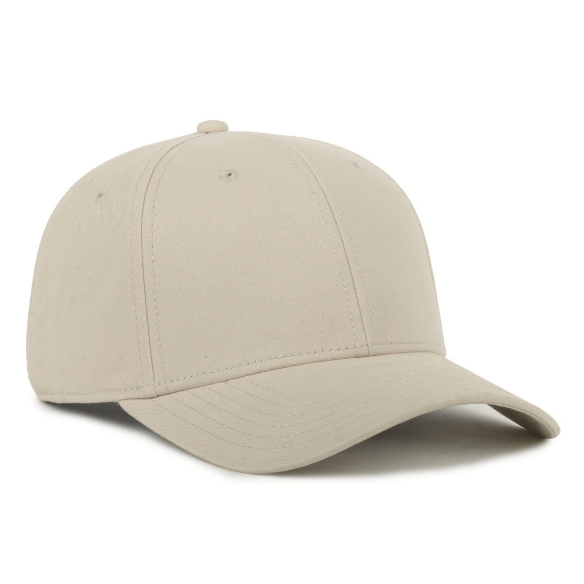 Modern Solid-Back Adjustable Cap in Putty