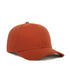 Modern Solid-Back Adjustable Cap in Rust