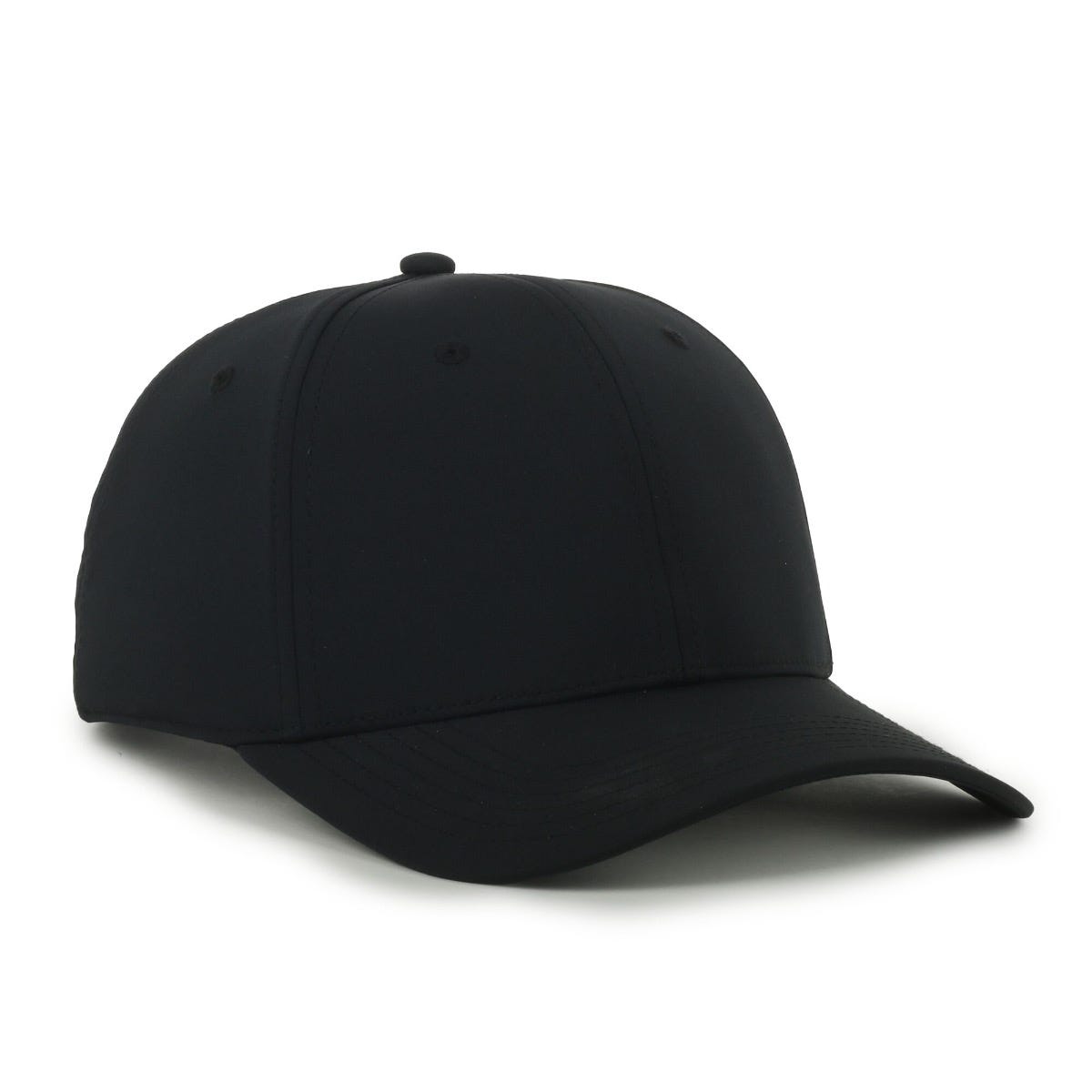 Modern Performance Solid-Back Cap in Black
