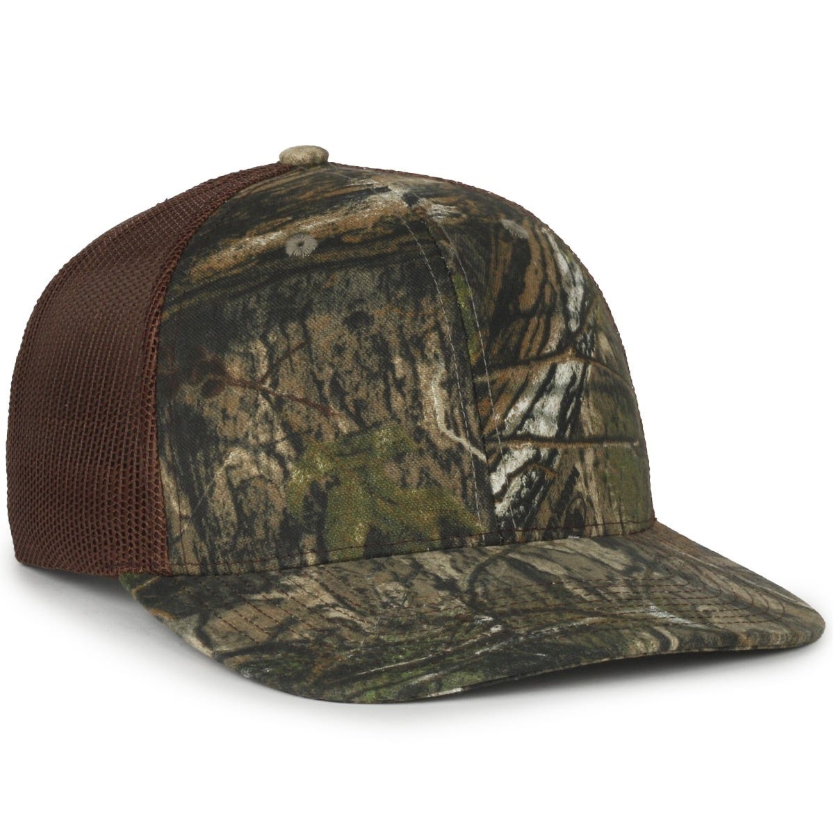 Ultimate Camo Trucker Hat - Mossy Oak Country DNA/Brown