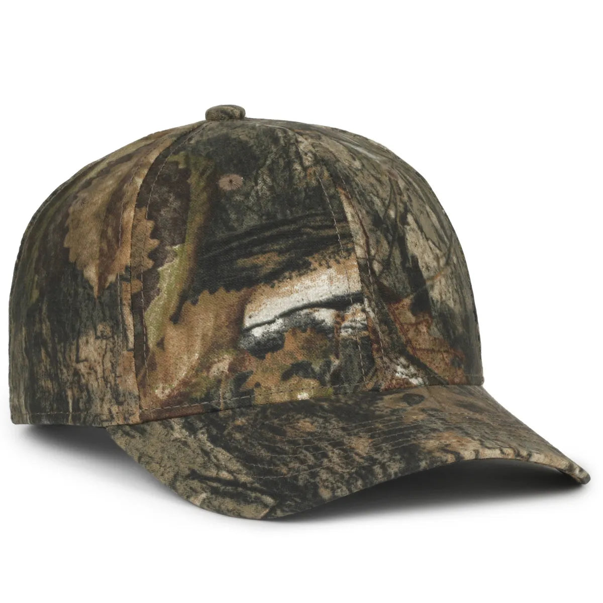 OC Sports 350 Original Mossy Oak Bottomland Adjustable Twill Camo Hunting Cap