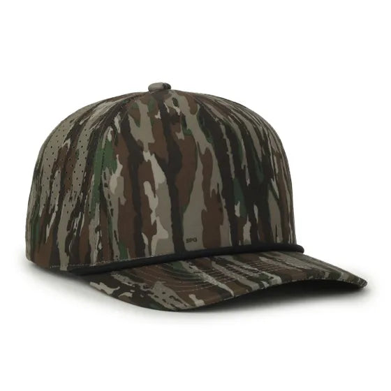 ProHunt Corded 5-Panel High Crown Camo Cap – Realtree Original