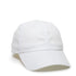 Mid Profile Unstructured Brushed Twill - White