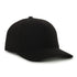 Flex 5-Panel Adjustable Solid-Back Cap - Black