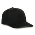 Flex 5-Panel Adjustable Mesh-Back Cap - Black/Black