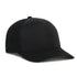 Flex Recycled 5-Panel Adjustable Mesh-Back Cap - Black/Black