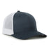 Flex Recycled 5-Panel Adjustable Mesh-Back Cap - Navy/White