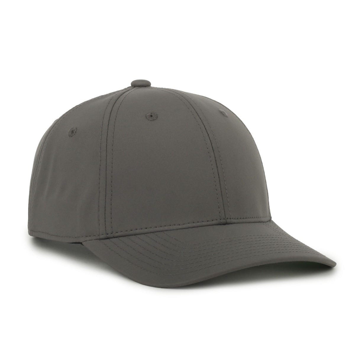 Flex Adjustable Solid-Back Cap - Charcoal