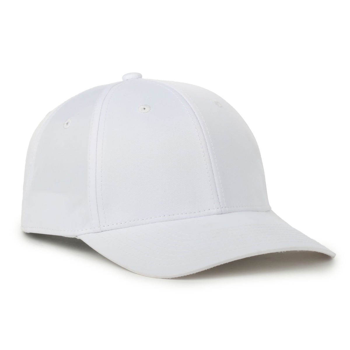 Flex Recycled Adjustable Solid-Back Cap - White