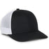 Eco Recycled Mesh Back Cap - Black/White - FLX672M-E