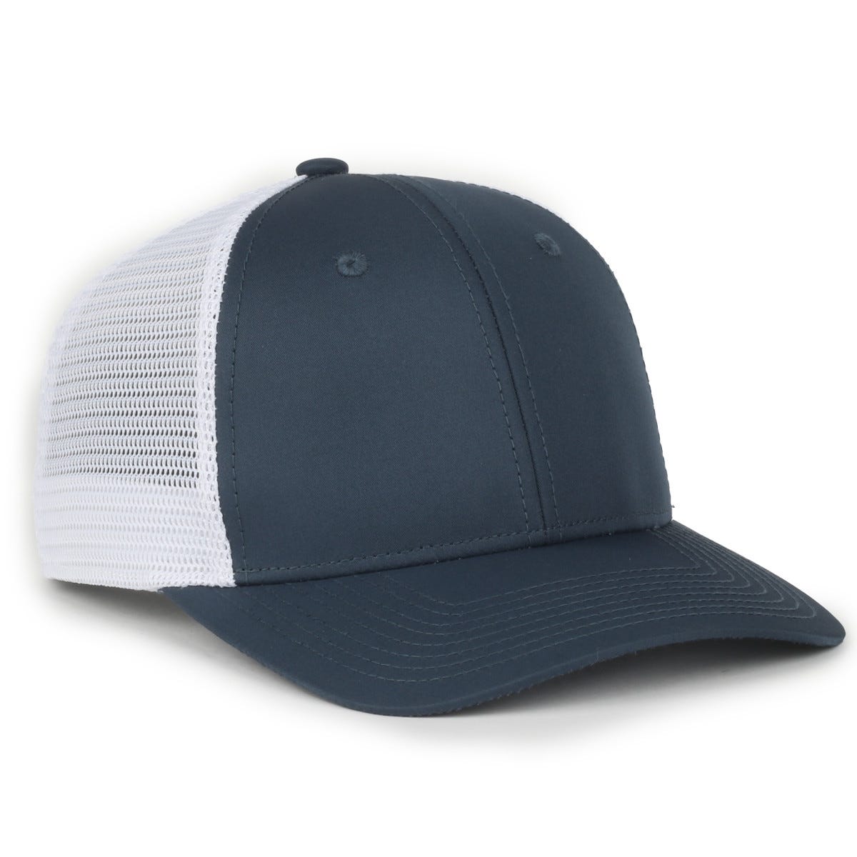 Eco Recycled Mesh Back Cap - Navy/White - FLX672M-E