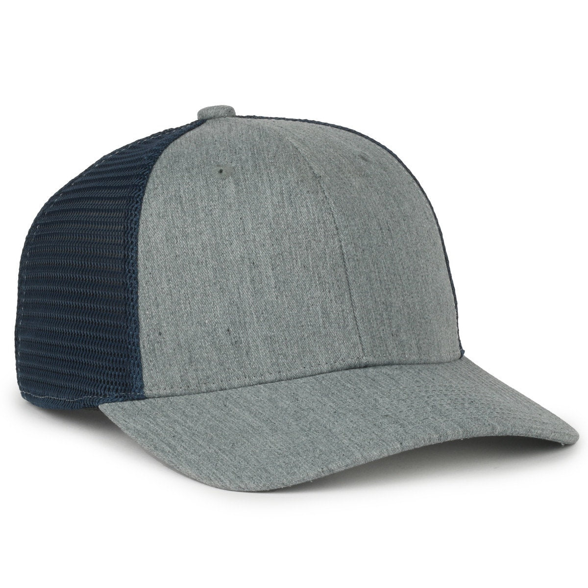 FLX672M Heathered Grey/Navy