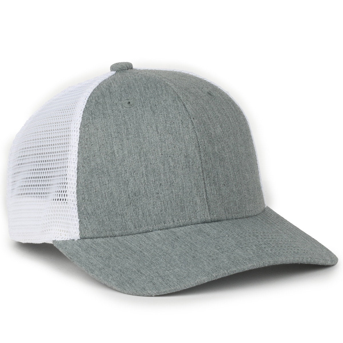 FLX672M Heathered Grey/White