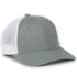 FLX672M Heathered Grey/White
