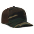 5-Panel Generic Camo Mesh Back Cap - Woodland/Brown - GC101M