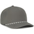 Performance 5-Panel Rope Cap - Charcoal - OC550PF