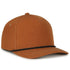 Performance 5-Panel Rope Cap - Heathered Canyon/Black Cord - OC550PF