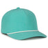 Performance 5-Panel Rope Cap - Heathered Teal/White Cord - OC550PF