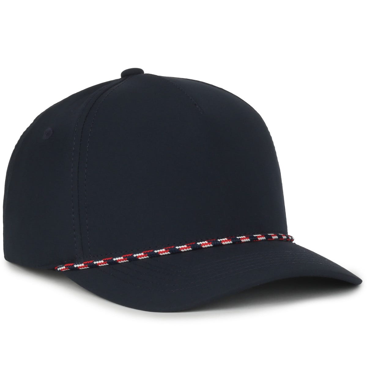 Performance 5-Panel Rope Cap - Navy - OC550PF