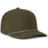 Performance 5-Panel Rope Cap - Olive/Multi Cord - OC550PF