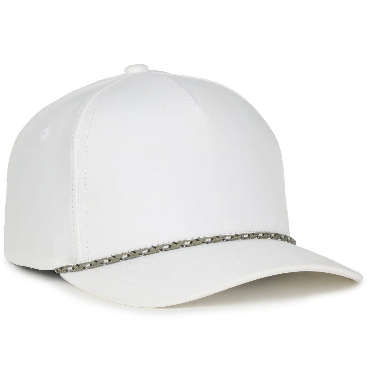 Performance 5-Panel Rope Cap - White - OC550PF