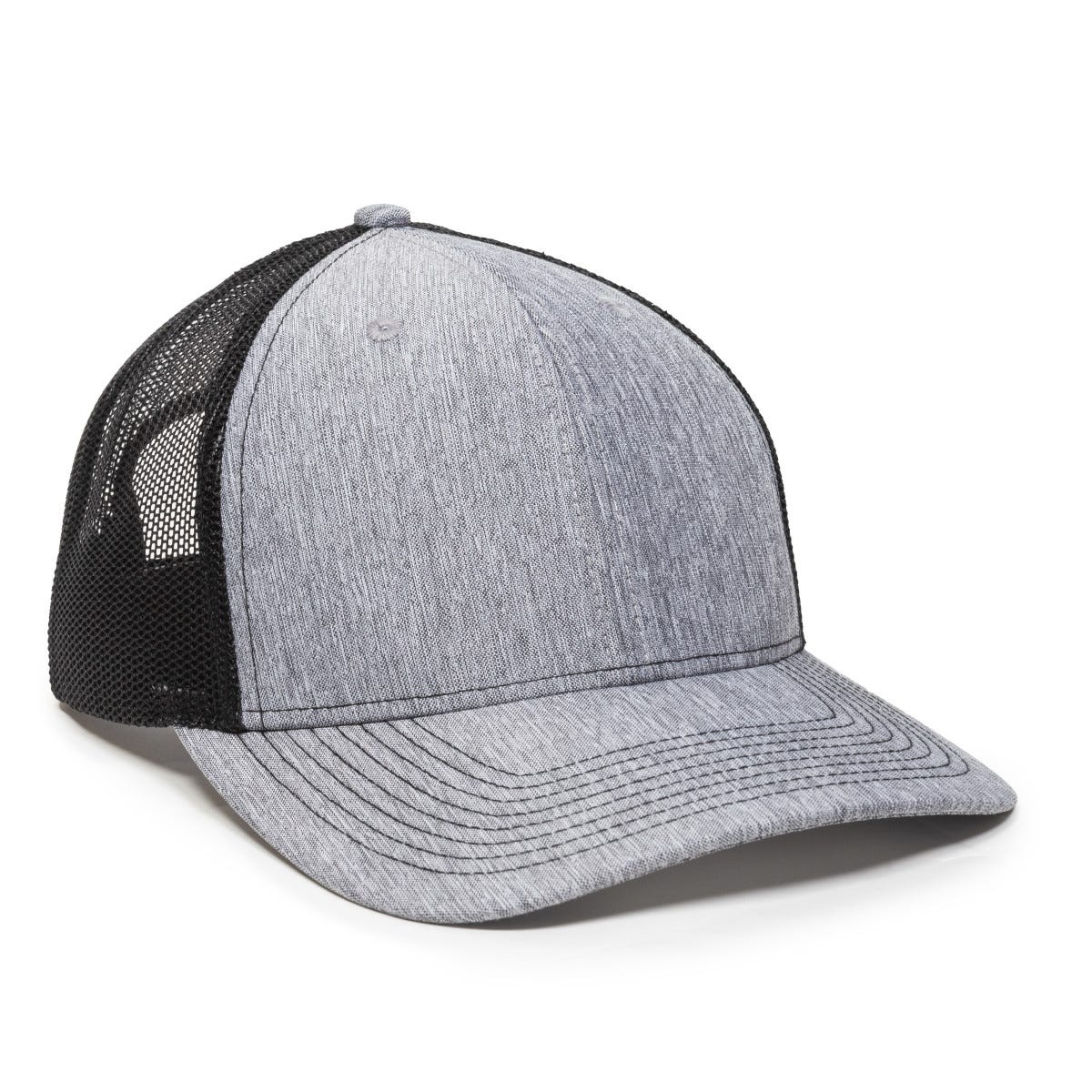 Ultimate Trucker Cap — Heathered Grey/Black