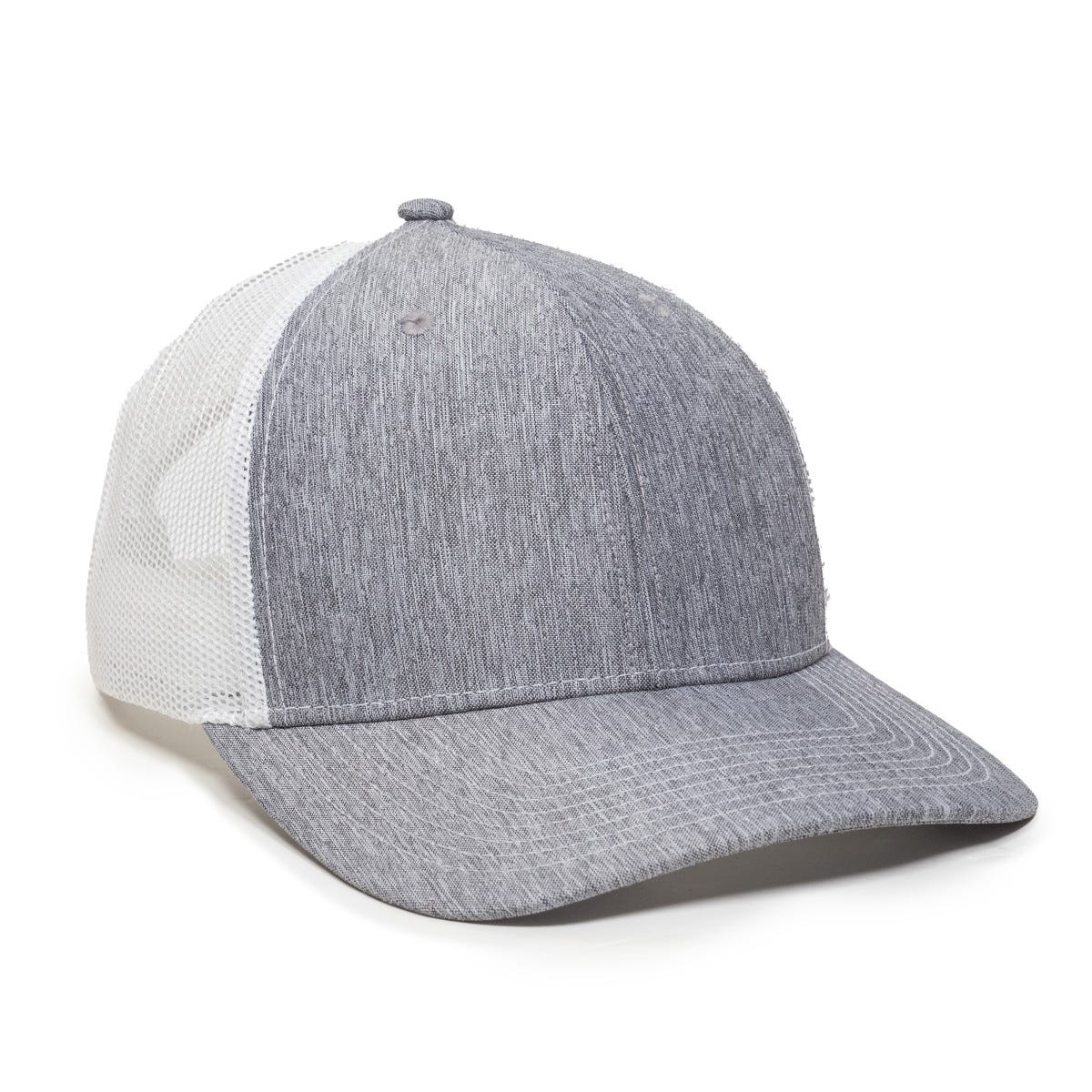 Ultimate Trucker Cap - LN Heathered Grey/White