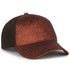 Ladies Fit Glitter Fabric Cap - Copper/Brown - OCGLTR