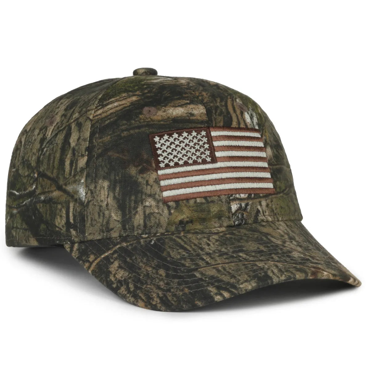 Camo with USA Flag Patch