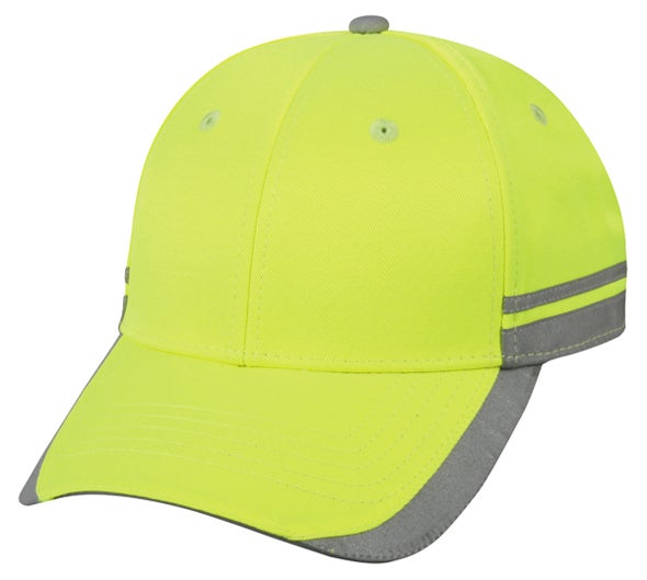 Low Crown Reflective Hi Vis Hat - Baseball Hats -Sport-Smart.com