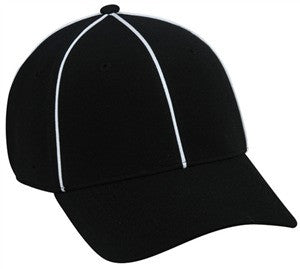 Officials Fitted Cap with Piping - Sport-Smart.com