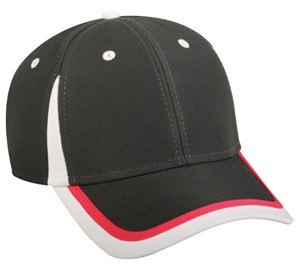 Charcoal Cap with Crown and Visor Inserts - Sport-Smart.com