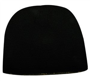 Knit Camo Beanie Hat Reversible - Sport-Smart.com