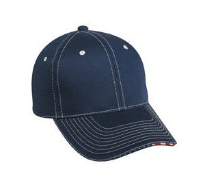 Structured Cotton Hat USA Flag Sandwich - Sport-Smart.com