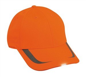 Reflective Safety Cap with Lights - Sport-Smart.com