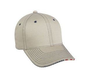 Structured Cotton Hat USA Flag Sandwich - Sport-Smart.com