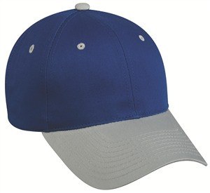 Outdoor Cap Gl-271 Mid to Low Profile Basic Cotton Twill - Navy/Light Grey, Youth